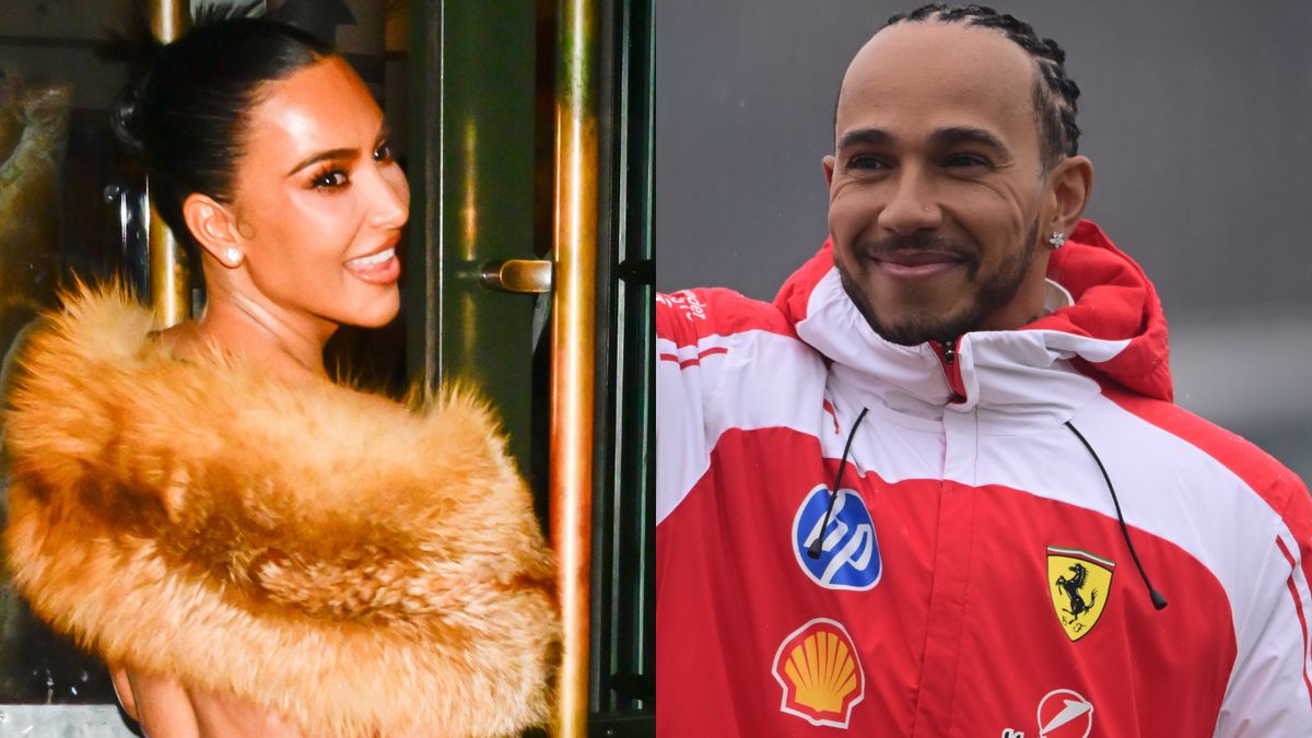 Kim Kardashian INTENSYWNIE RANDKUJE z Lewisem Hamiltonem