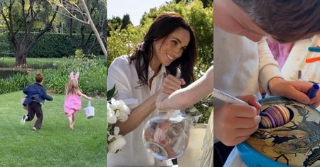 RZADKI WIDOK: Meghan Markle relacjonuje rodzinne święta z 6-letnim Archiem i 4-letnią Lilibet w ich kalifornijskiej willi (ZDJĘCIA)