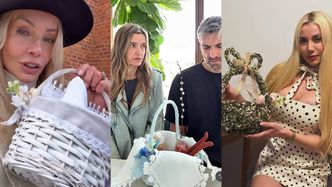 Gwiazdy pokazały swoje ŚWIĘCONKI: Woźniak-Starak, Koroniewska, Schreiber. Co mają w koszyczkach? (ZDJĘCIA)