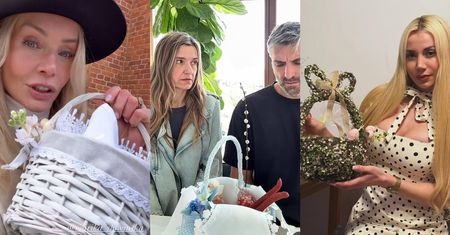 Gwiazdy pokazały swoje ŚWIĘCONKI: Woźniak-Starak, Koroniewska, Schreiber. Co mają w koszyczkach? (ZDJĘCIA)