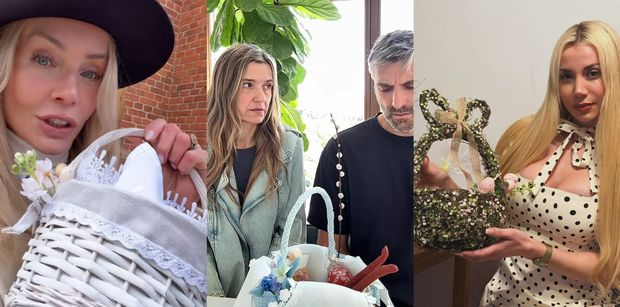 Gwiazdy pokazały swoje ŚWIĘCONKI: Woźniak-Starak, Koroniewska, Schreiber. Co mają w koszyczkach? (ZDJĘCIA)