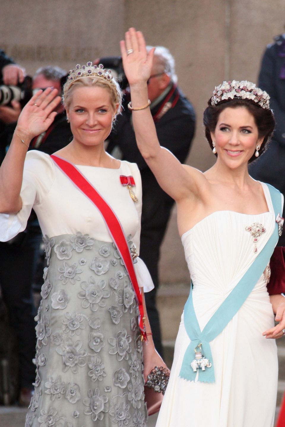 Księżna Mary i księżna Mette-Marit 