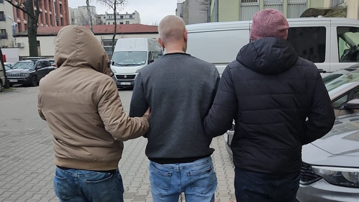 Zatrzymanie Roberta O., podejrzanego o zabójstwo w Łodzi