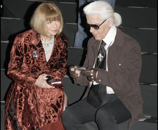 Anna Wintour i Karl Lagerfrld