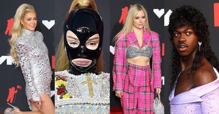 MTV VMA. Wielki bal przebierańców na czerwonym dywanie: Paris Hilton, Avril Lavigne, Shawn Mendes, Doja Cat (ZDJĘCIA)
