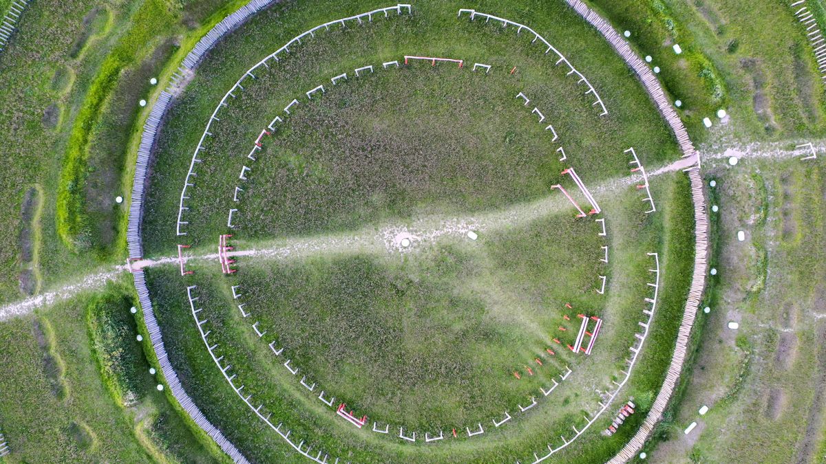 Kompleks Ringheiligtum składa się z 7 pierścieni