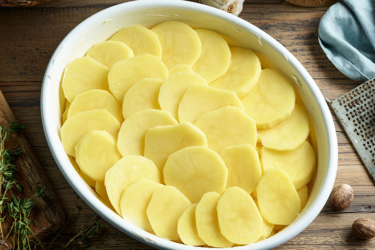 Ziemniaki, jak i pozostałe warzywa, mają mieć formę plasterków
