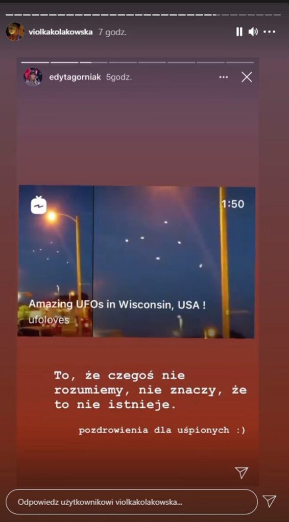 Kołakowska pokazuje dowody na istnienie UFO