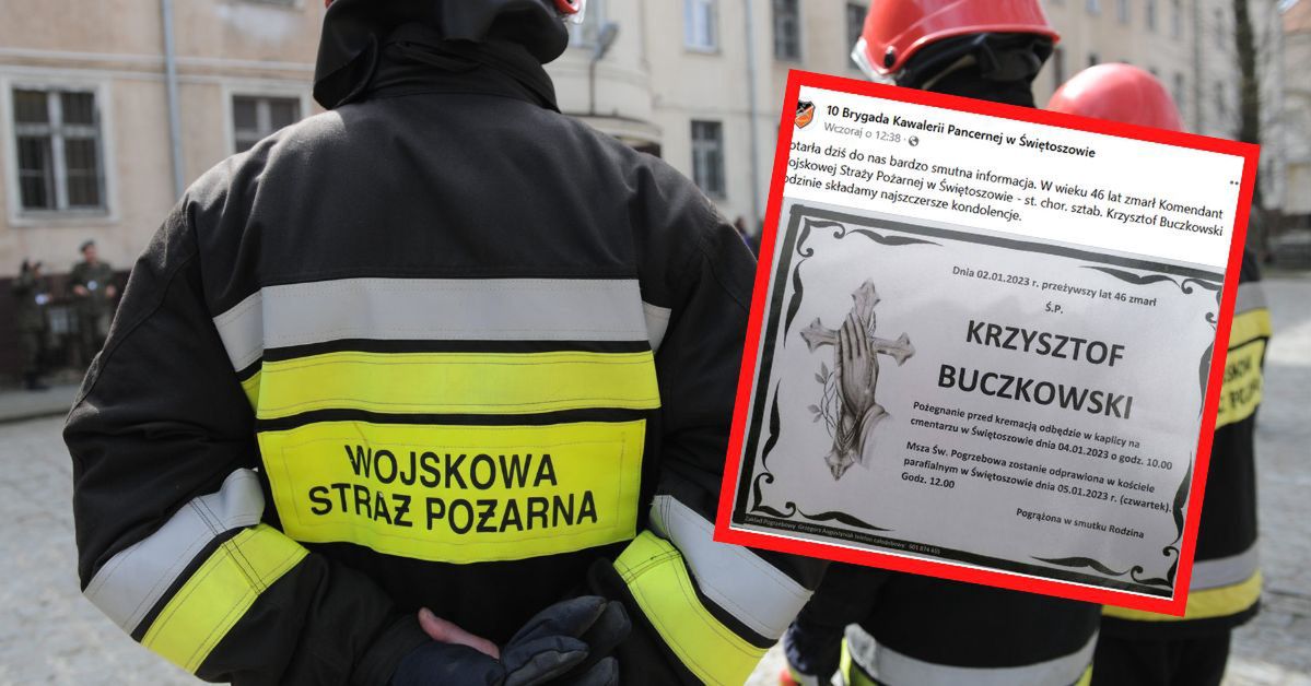 Nie żyje komendant Wojskowej Straży Pożarnej w Świętoszowie