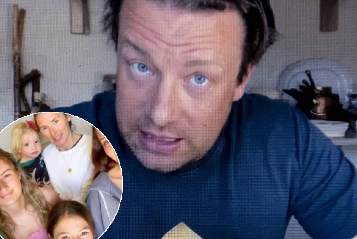 Jamie Oliver 20 lat później - z żoną i 5 dzieci