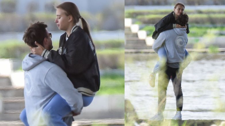 Oliwia Bieniuk całuje się z "przyjacielem"