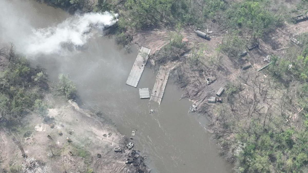 Ukraińcy zniszczyli dwa mosty pontonowe Rosjan 