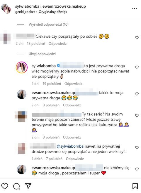 Sylwia Bomba i Ewa Mrozowska odpowiadają na komentarze internautów 