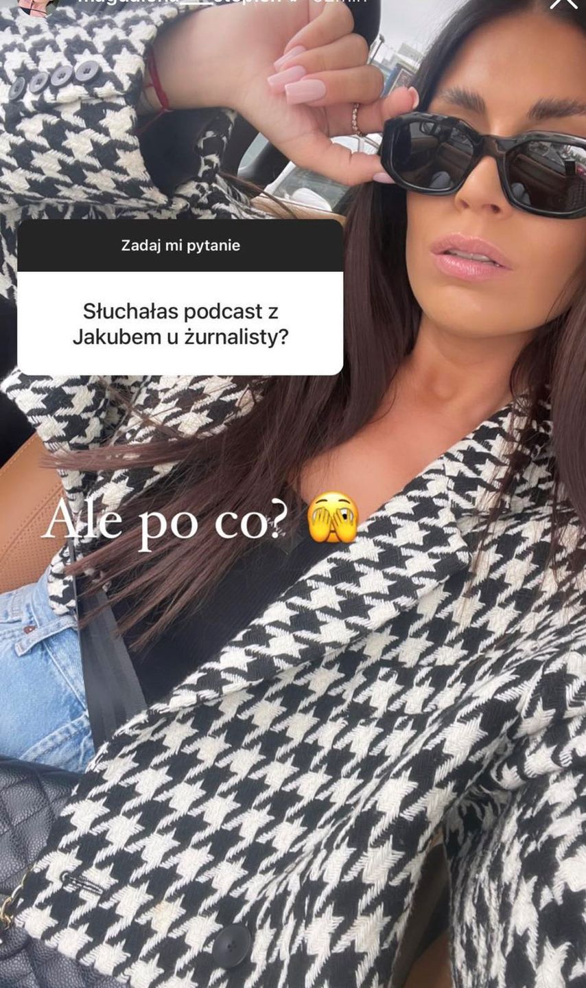 Q&A Magdaleny Stępień.  Pojawiły się pytania o Jakuba Rzeźniczaka