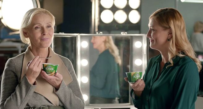 Activia reklamowana w wersji Błonnik Plus dla starszych (wideo)