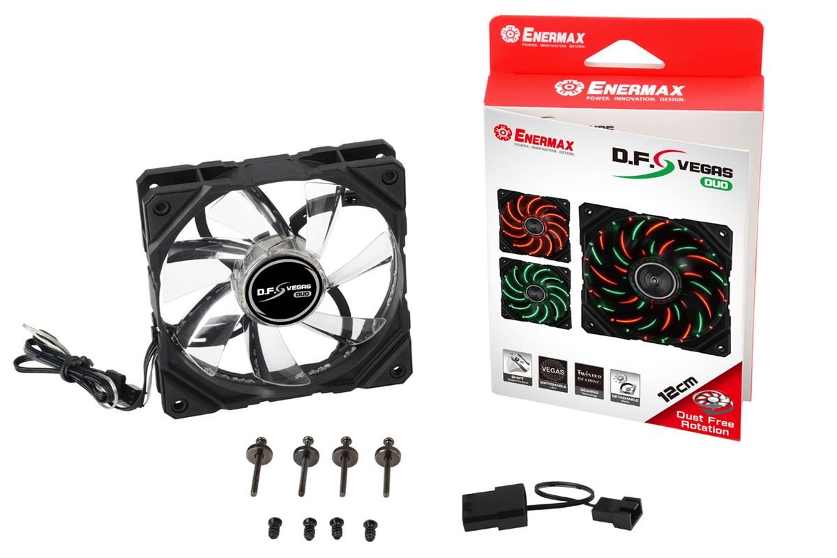 Enermax D. F. Vegas: wentylatory z funkcją czyszczenia się z kurzu 7