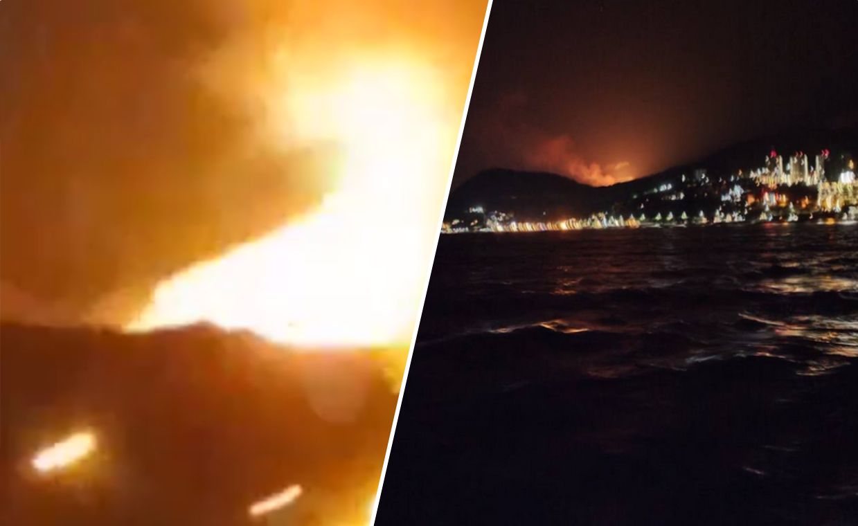 Gas facility explosion in Crimea sparks massive fire, outages reported