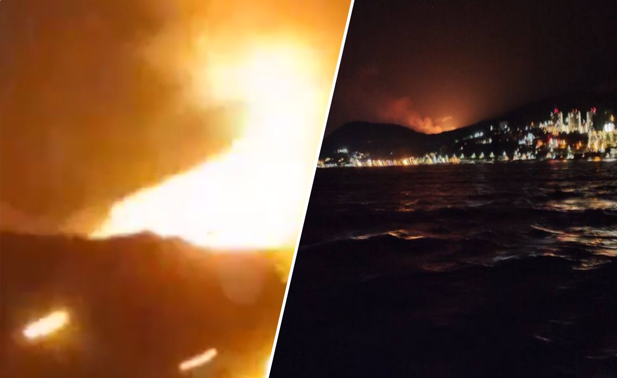 Explosion at Crimean gas facility triggers massive blaze