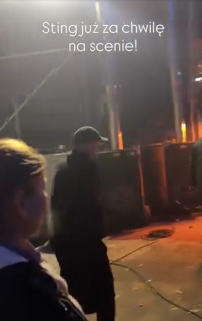 Sting za kulisami Sylwestra TVP