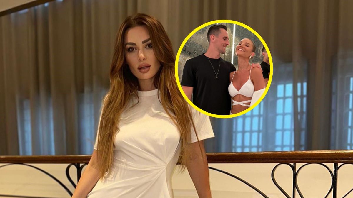 Na zdjęciu: Jessica Ziółek, w kółeczku Arkadiusz Milik i Agata Sieramska