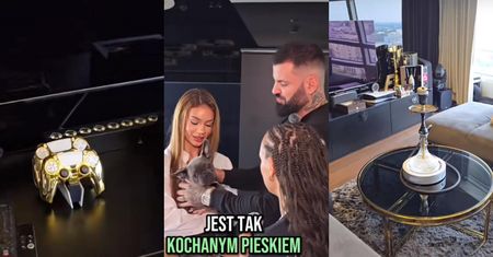 Wojtek Gola pokazał wnętrza apartamentu na Złotej 44: arsenał z bronią, obrazy i lustro nad łóżkiem (ZDJĘCIA)