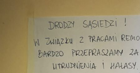 Sąsiedzi uprzedzili, że w bloku będzie remont. Tego się nie spodziewali