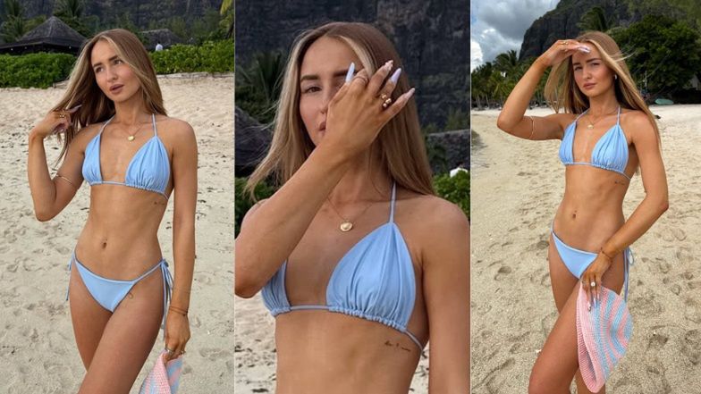 Angelika Mucha w bikini pozdrawia z wakacji