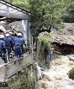 Ulewne deszcze w Japonii. Są zabici i ranni
