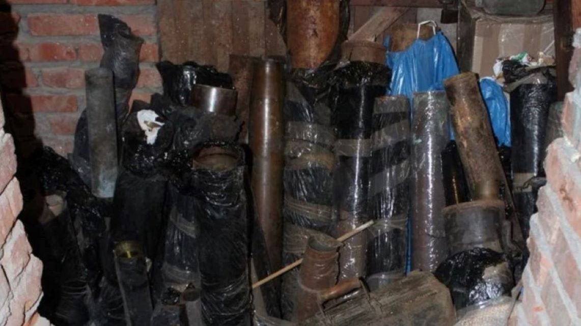 38-latek posiadał ponad 150 niewybuchów 