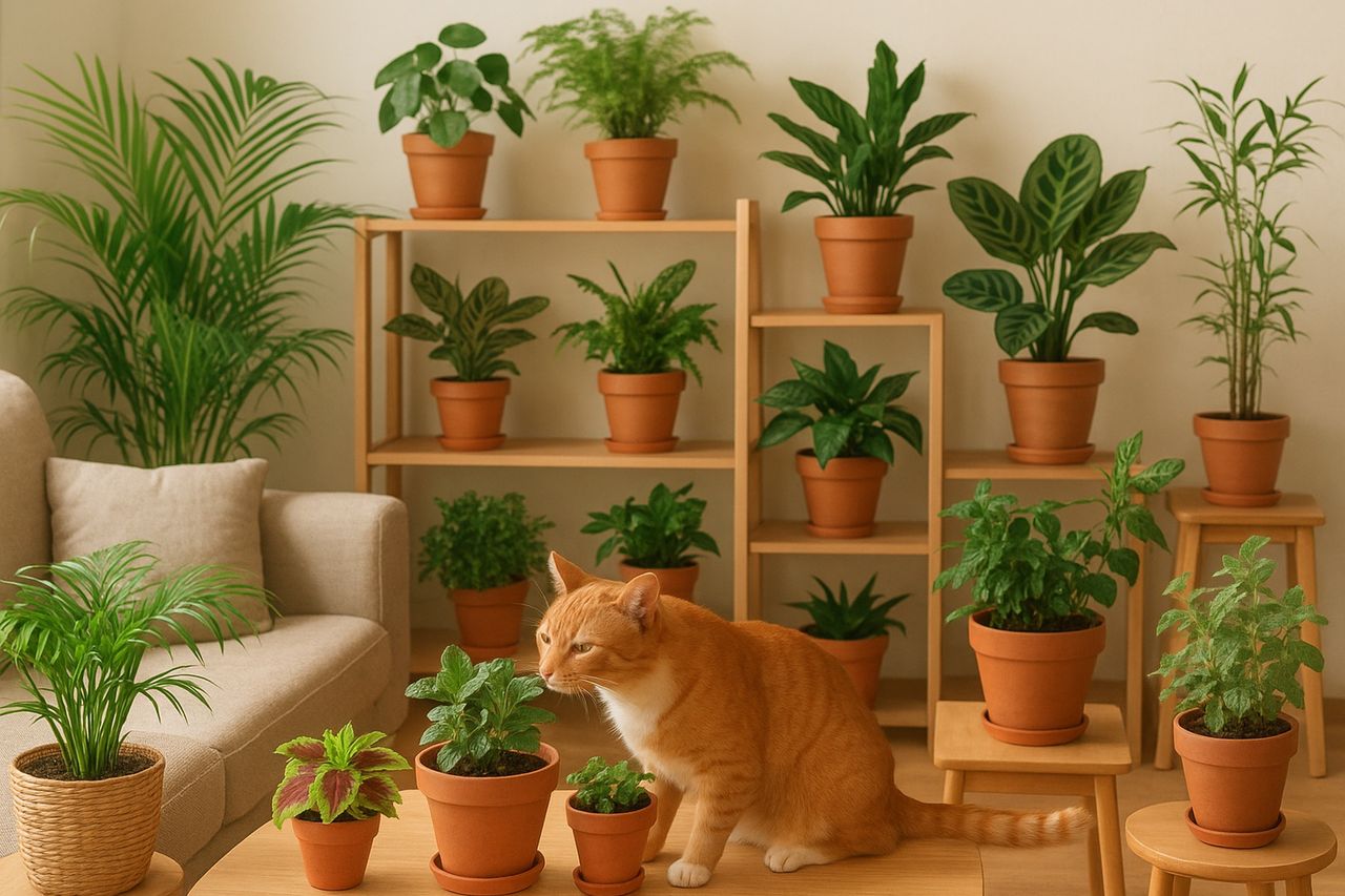 Dziesięć roślin doniczkowych bezpiecznych dla kota. Zielona lista opiekuna