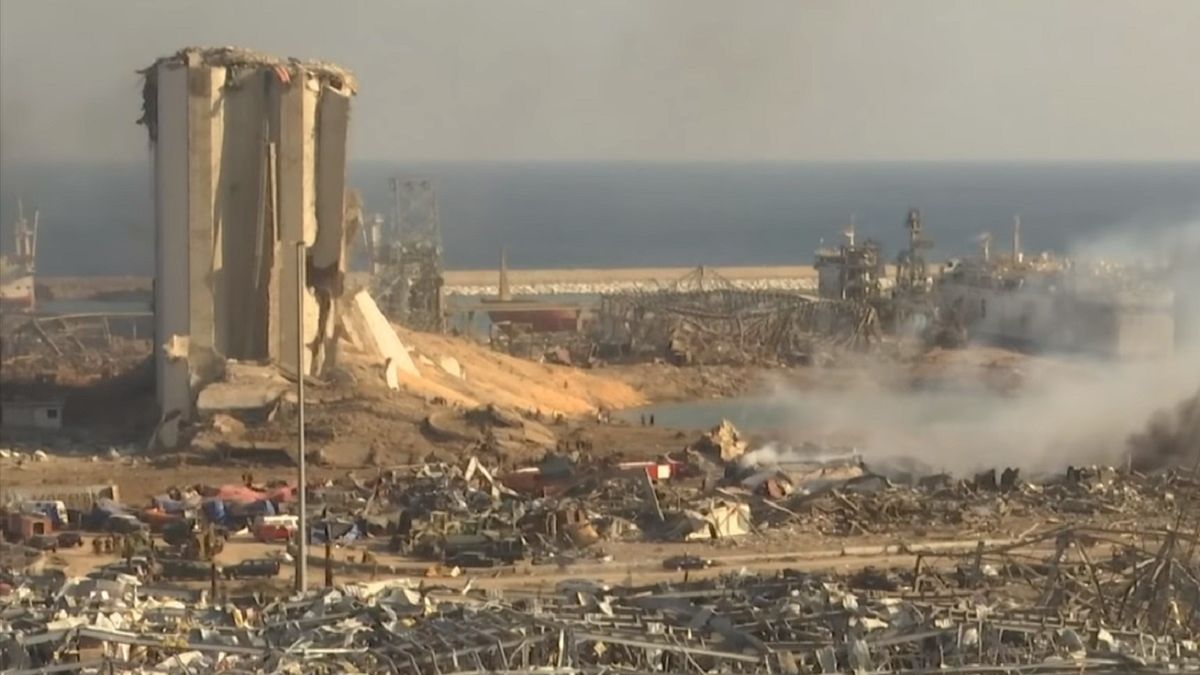 Eksplozja w Bejrucie zniszczyła główny magazyn zboża