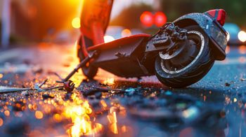 Plaga wypadków na hulajnogach elektrycznych w Bielsku-Białej. Lekarze apelują o kaski, wolniejszą jazdę i rozwagę