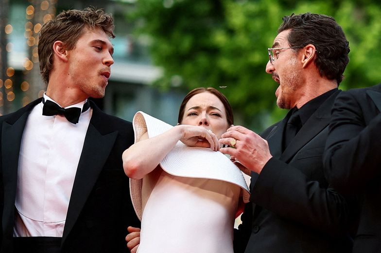 Emma Stone kontra pszczoła