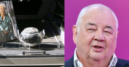 Wnuk Stanisława Soyki zabrał głos podczas pogrzebu. "Bardzo mi się z dziadkiem poprawił kontakt w tym roku"