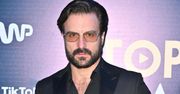 Piotr Stramowski na zdjęciu z tatą sprzed 20 lat. Fani myśleli, że pozuje z hollywoodzkim gwiazdorem