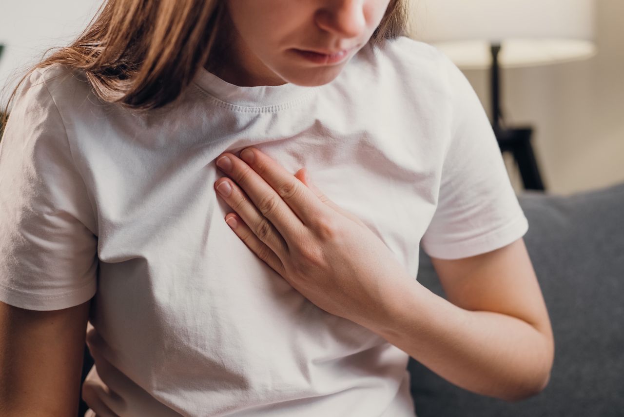 Chest pain is an important warning signal.