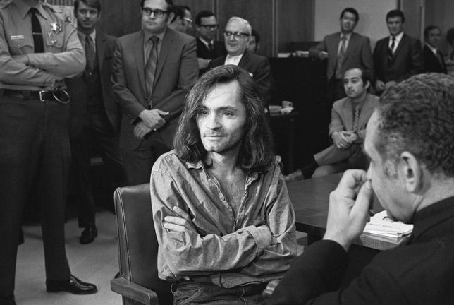 Charles Manson podczas procesu