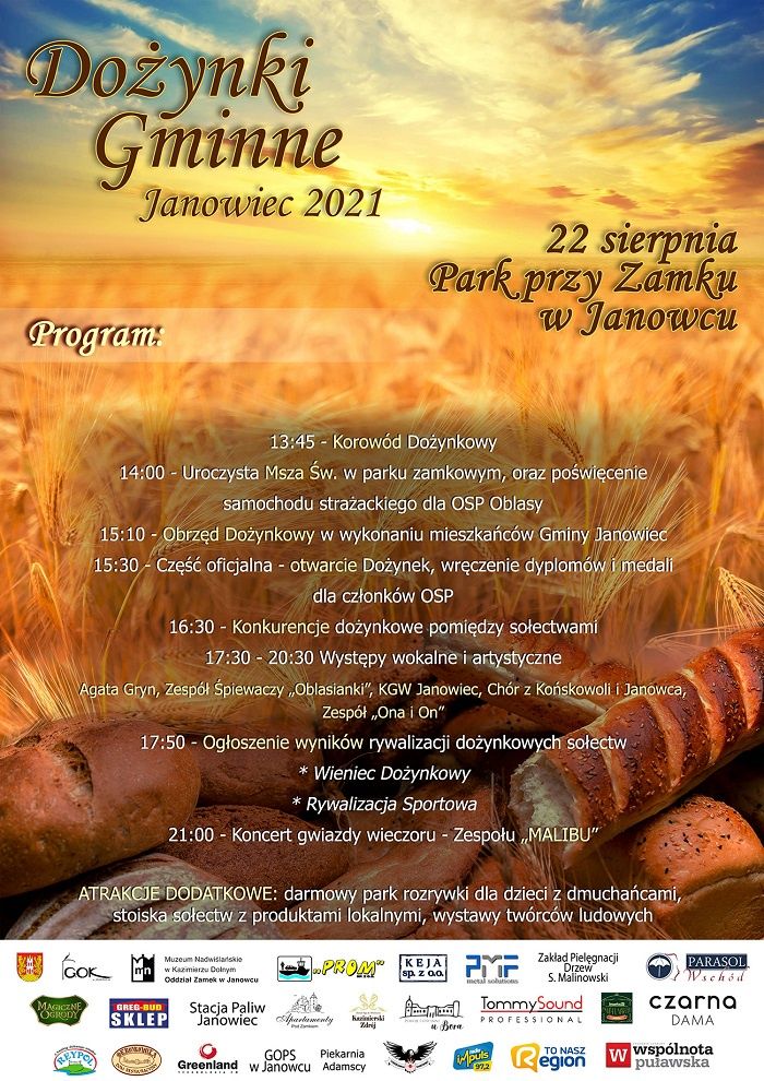 Dożynki Gminy Janowiec 2021