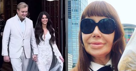 Stylistka ocenia garnitur Kevina Mgleja. "Raczej jak na ślub na plaży, a nie tradycyjny w kościele". Zwróciła też uwagę na jego sylwetkę