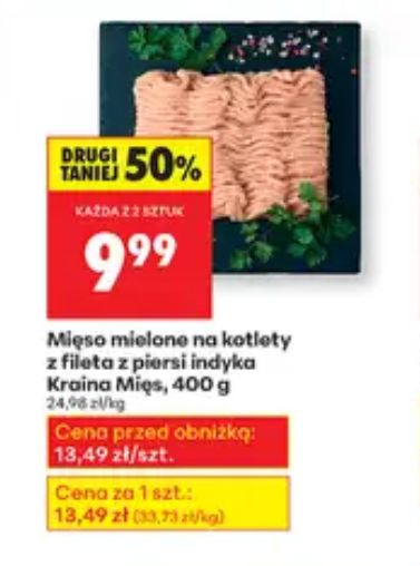 Filet z indyka tradycyjny lub mielony dostępny w promocji