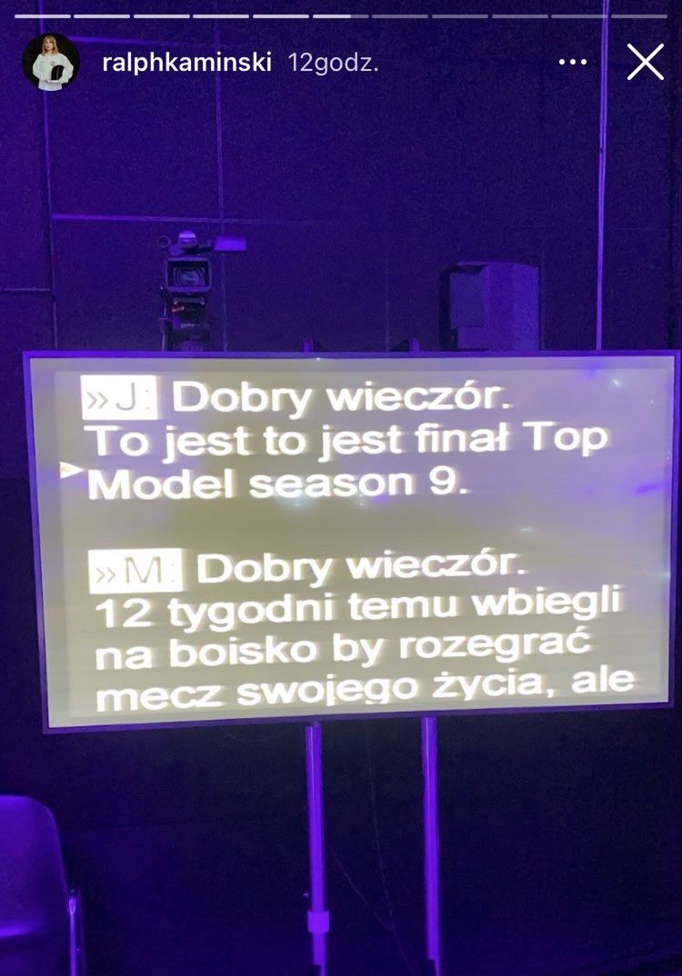 Ralph Kamiński ujawnia treść z promptera Joanny Krupy i Michała Piróga