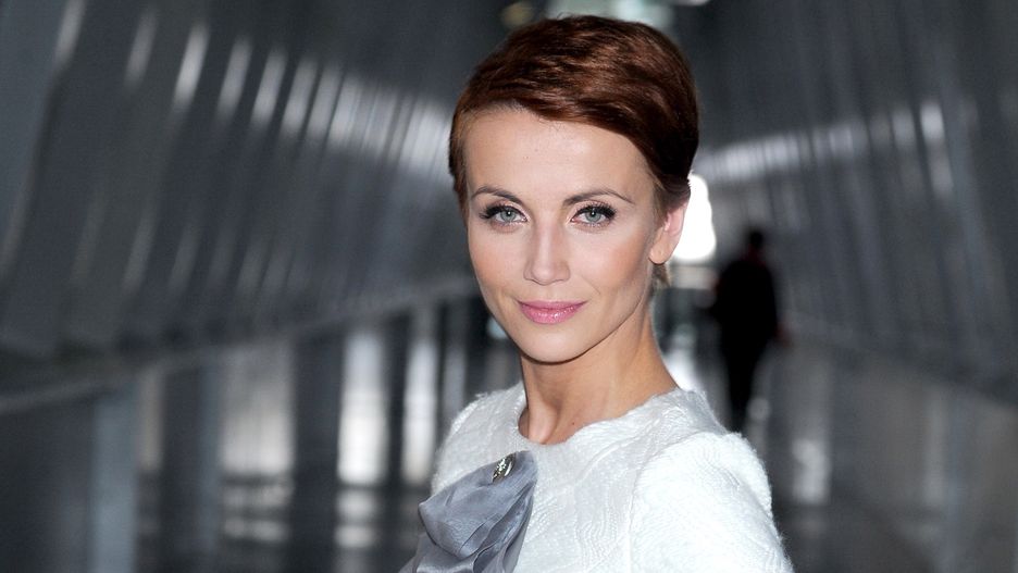 Kasia Zielińska w modnej sukience w zeberkę
