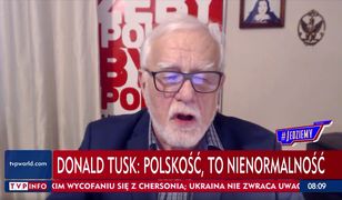 Pietrzak odleciał w TVP Info. "Brudny i głupi to jest Tusk"