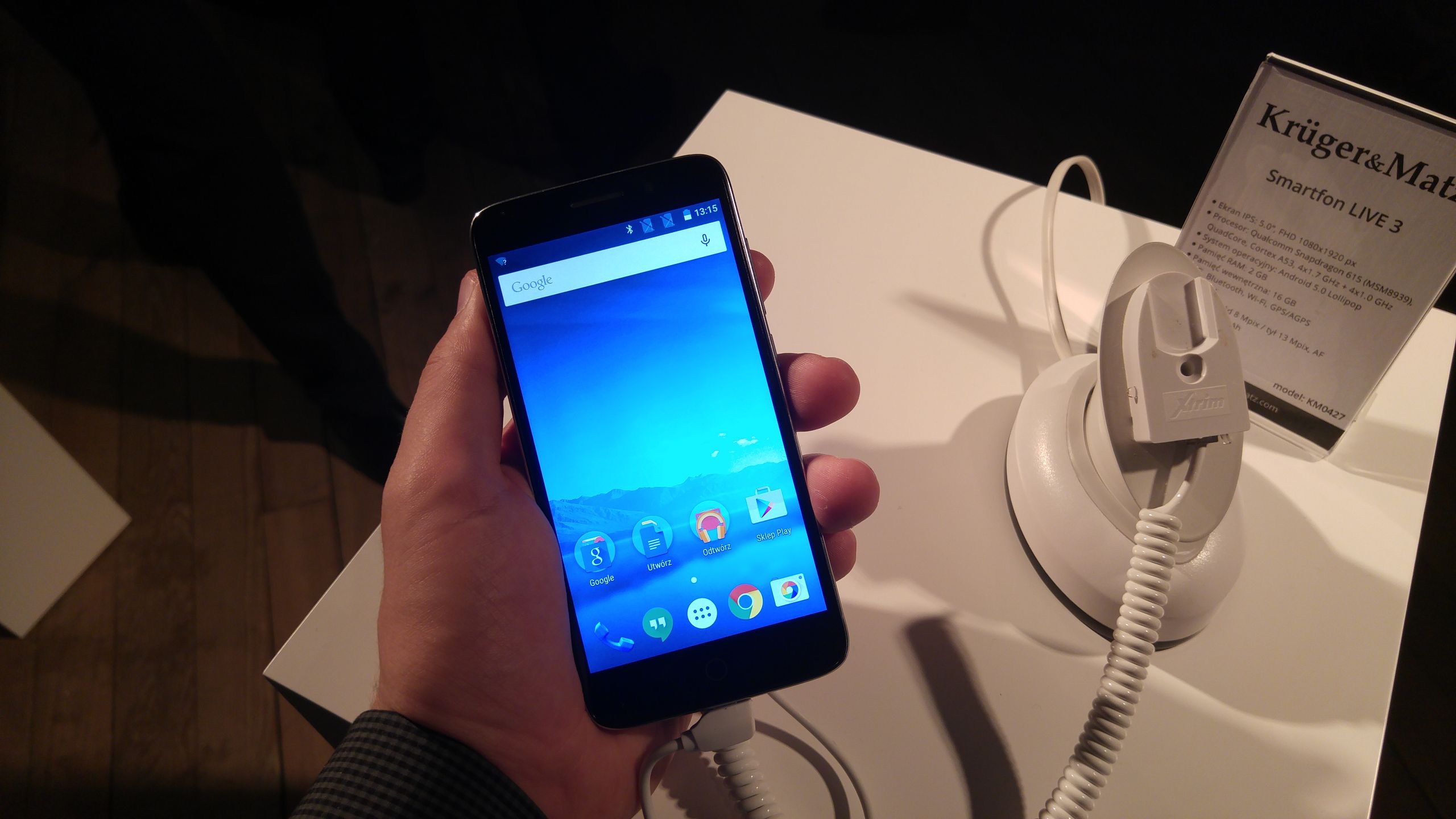 Kruger&Matz celuje wyżej niż dotychczas. Nowy smartfon Live 3 oraz hybrydy z linii Edge 4