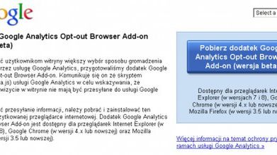 Bądź niewidzialny dla Google Analytics 1