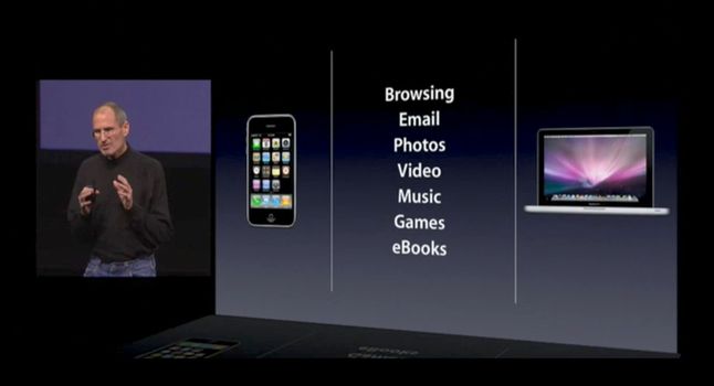 Steve Jobs tłumaczy sens istnienia iPada