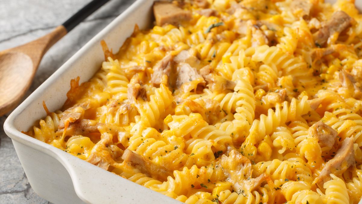 Makaron z tuńczykiem