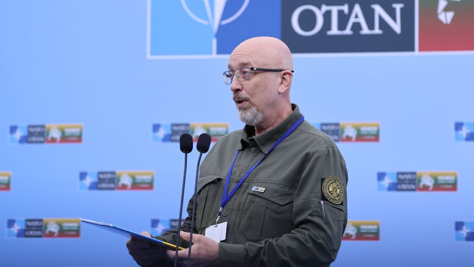 Minister obrony Ukrainy Ołeksij Reznikow