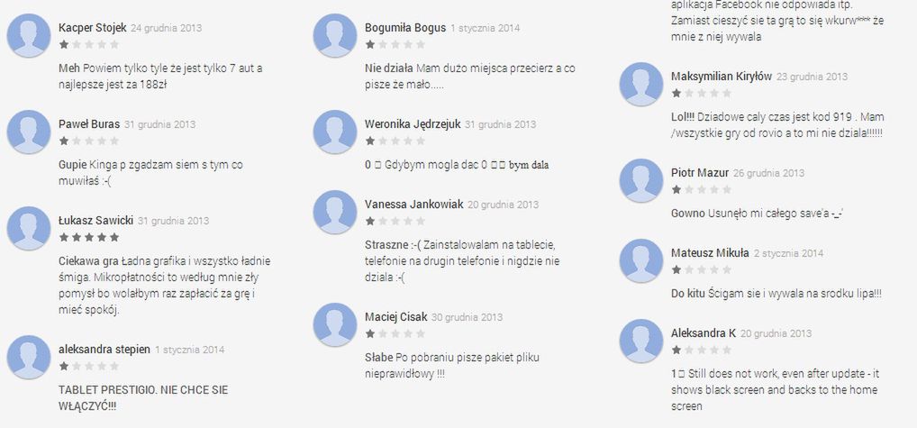 Komentarze pod produktami można skasować. I tak nie są nam potrzebne 4