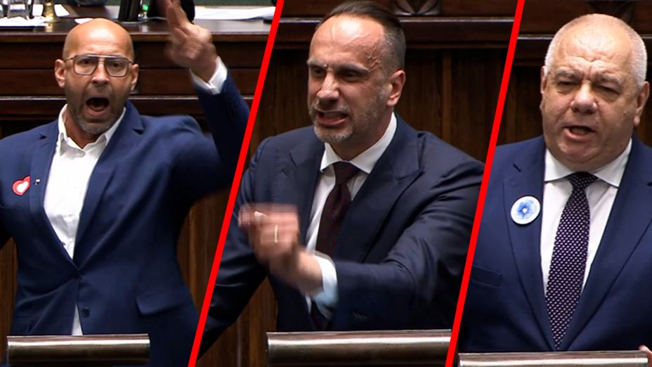 Awantura o miecz dla ojca Rydzyka. "Oddaj kasę!". Na mównicy w Sejmie Sasin i Kowalski